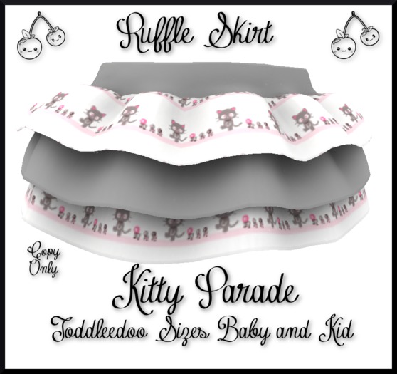 ~TCR~Kids~ Ruffle Skirt "Apple"