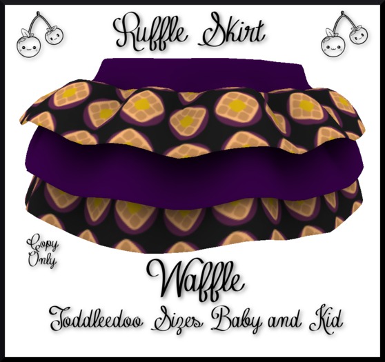 ~TCR~Kids~ Ruffle Skirt "Apple"