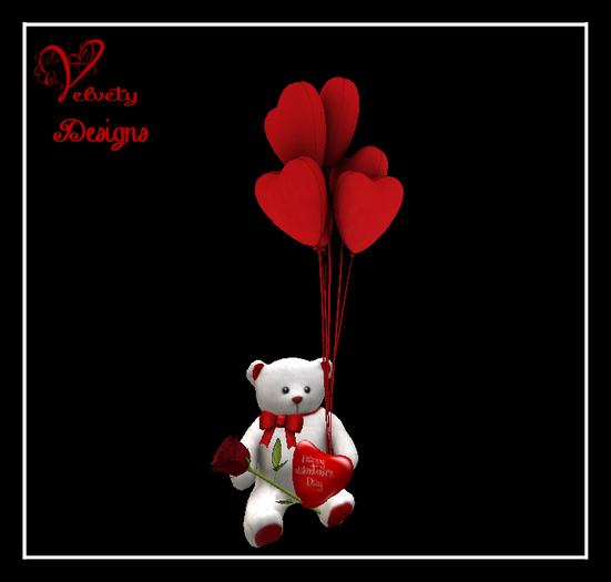 -VD- Bear and Roses