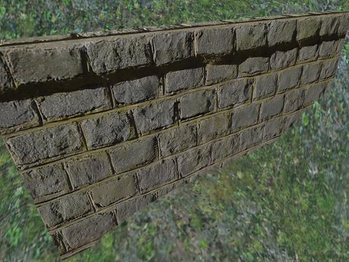 High Resolution Seamless Antique Stone Wall with Full Perm Texture Included 1107
