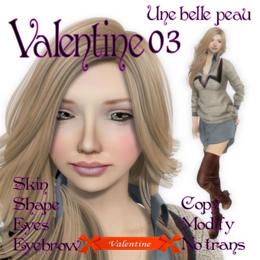 Valentine skin Model 03