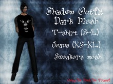 Shadows Outfit Mesh (Dark)