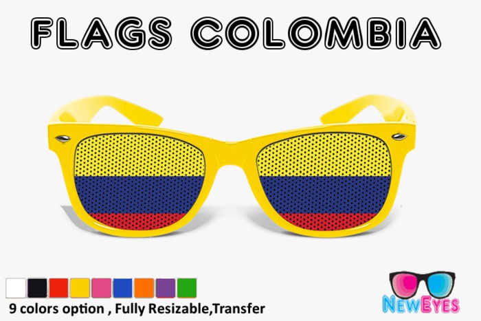 New Eyes Flags Colombia