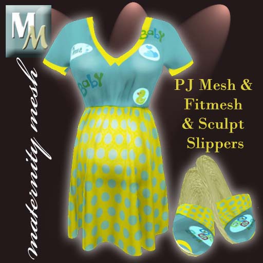 Maternity Comfy PJ & Slippers
