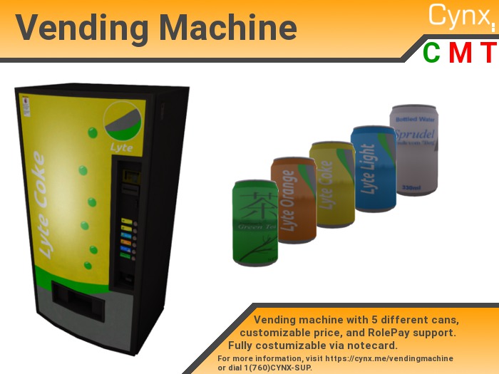 Cynx Vending Machine