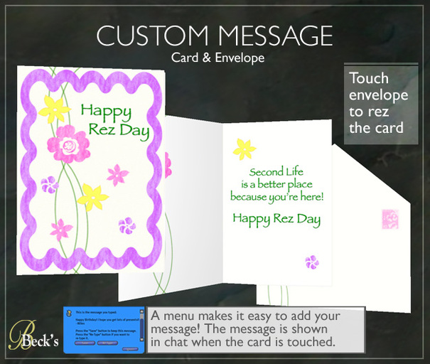 Happy Rez Day Custom Message Card & Envelope