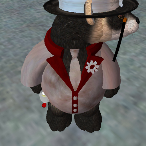Tiny Suit white/red fur - Sprocket