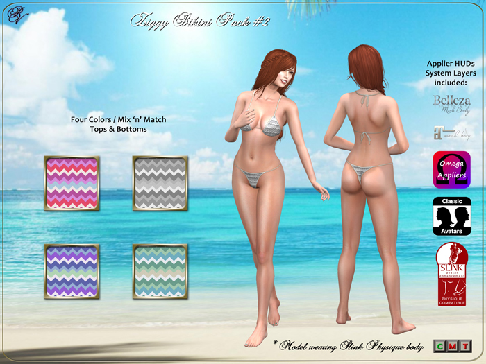 ~PV~ Ziggy Bikinis - Pack #2 (ADD)