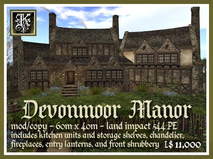 *Kismet* Devonmoor Manor House