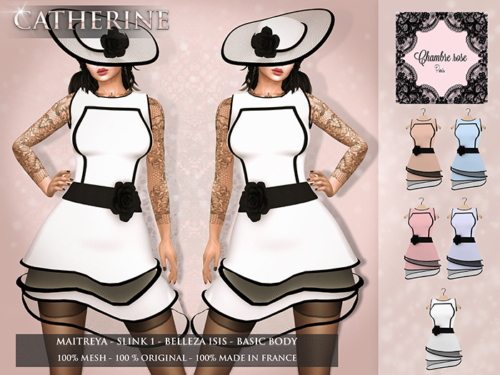 :-:Chambre Rose:-: FULL PACK "Catherine" 