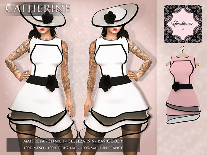 :-:Chambre Rose:-: "Catherine" Pink