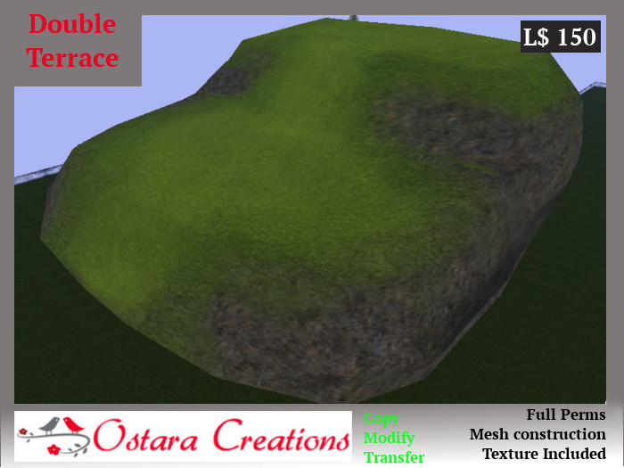 Double Terrace Landscaping Terrain - Full Perms