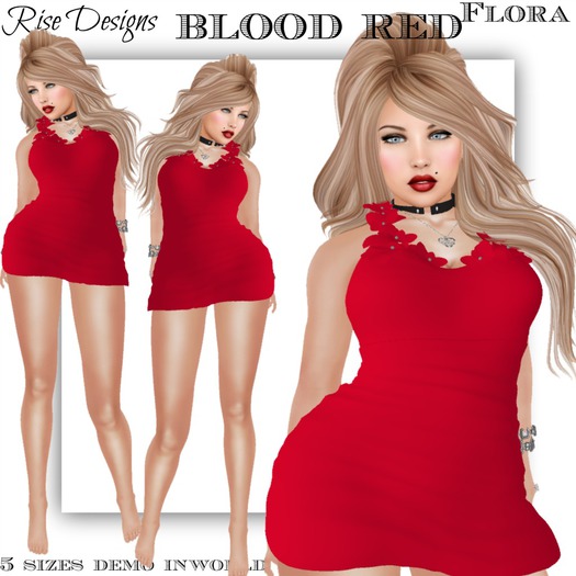 Flora Dress BLOODRED RISE DESIGNS