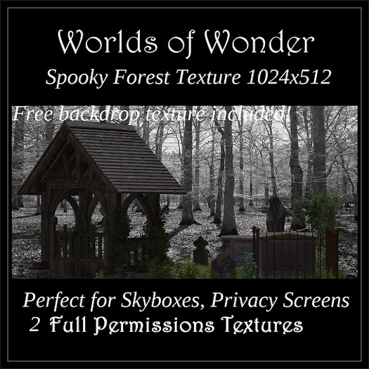 Halloween B/G Textures & Free Skybox Template v1 Boxed