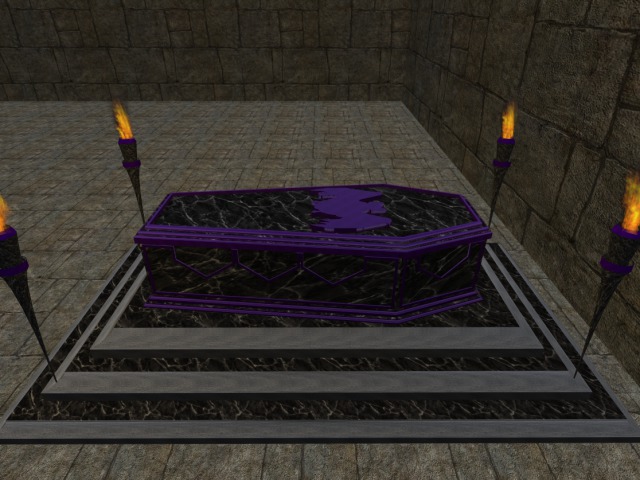 vampire coffin purple (boxed)