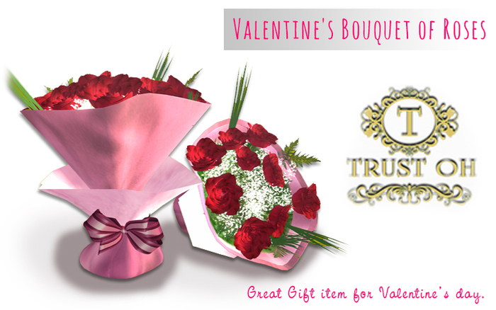 :: Trust Oh :: Mesh Valentine's Bouquet of Roses