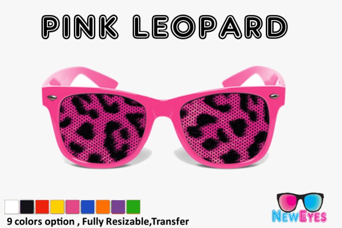 New Eyes Pink Leopard
