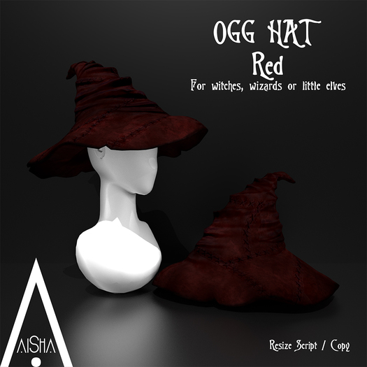 .AiShA. Ogg Hat Red