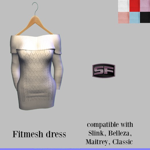 ::SF::fitmesh  Off Shoulder  Dress