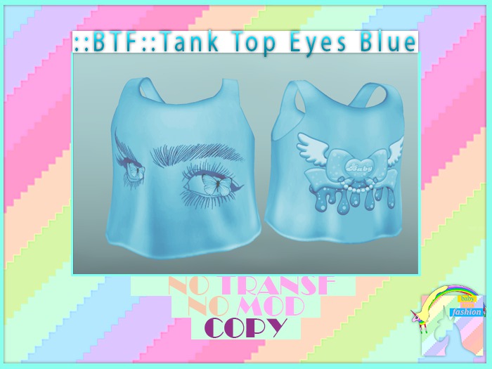 ::BTF::TANK TOP  EYES BLUE