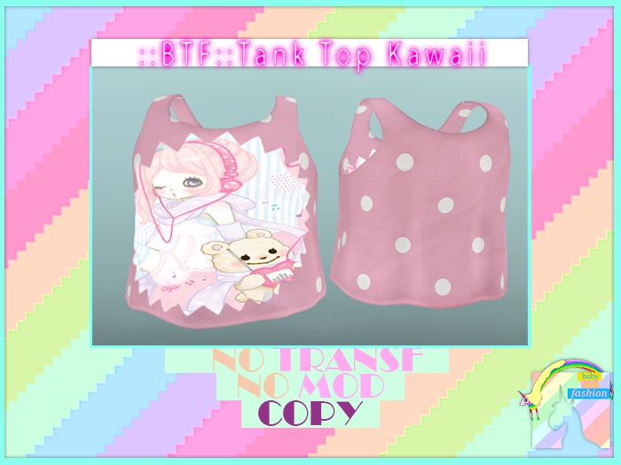 ::BTF::TANK TOP  KAWAII
