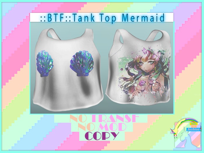 ::BTF::TANK TOP  MERMAID