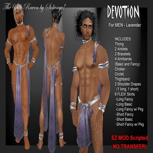 *Solange!* Devotion Silk 4 MEN - LAVENDER