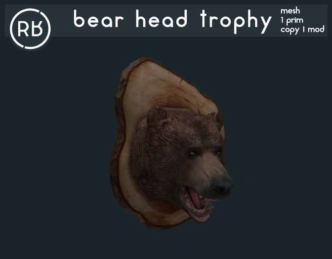 RB trophy bearhead