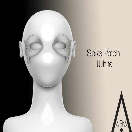 .AiShA. Spike Patch White