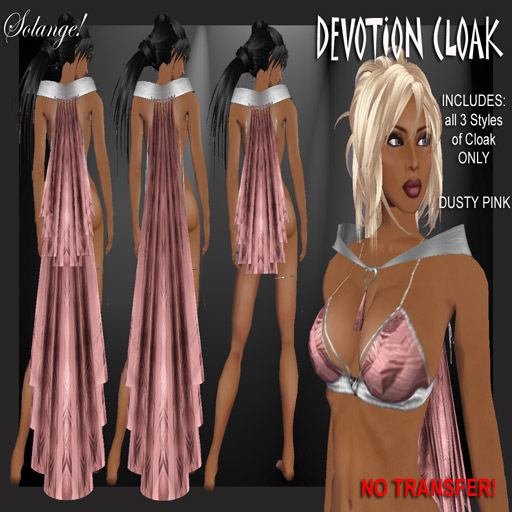 *Solange!* Devotion Mantle/Capelet - PINK