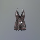 Smoke Valentine Hearts Fitmesh Romper box