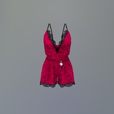 Pink Valentine Hearts Fitmesh Romper box