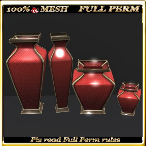 LW_ 4 Mesh Vases - 20