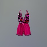 Valentine Smooches Fitmesh Romper box