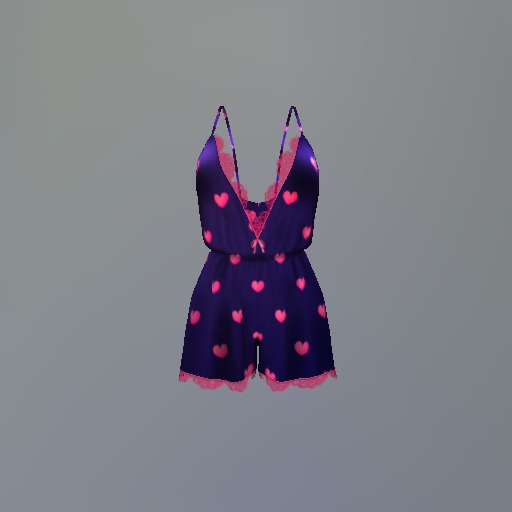 Valentine Blues Fitmesh Romper box
