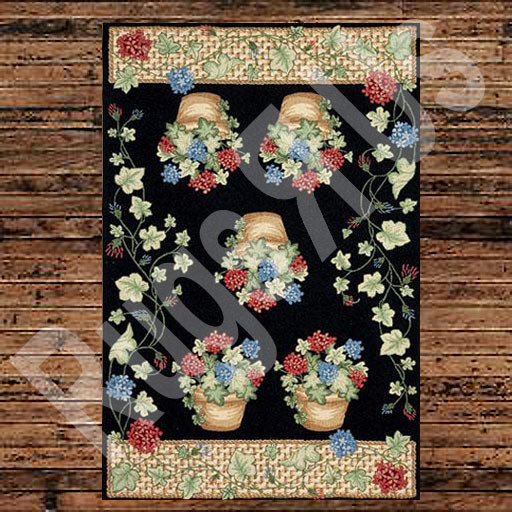 Rug - Kitchen - Geraniums - 001