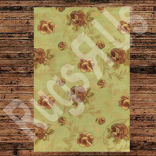 Rug - Kitchen - Blooms - Green - 001