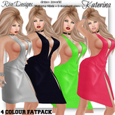KATERINA DRESS 4 COLOUR FATPACK MAITREYA/SLINK/STANDARD AVATAR