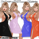 KATERINA DRESS 4 COLOUR FATPACK MAITREYA/SLINK/STANDARD AVATAR