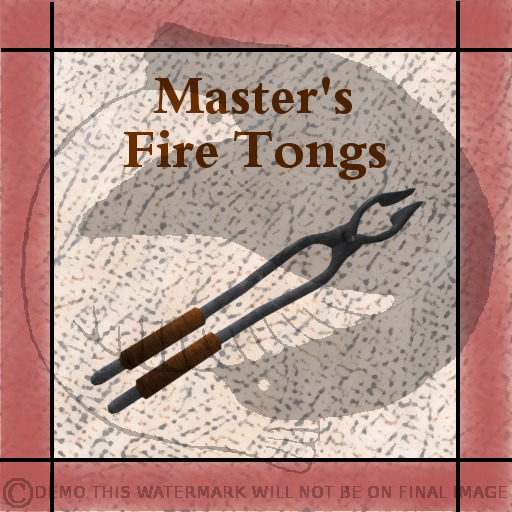 G&S Master's Fire Tongs Texture