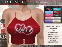 TREND - HALTER NECK TOP "BRAT" MAITREYA-TMP-BELLEZA-SLINK