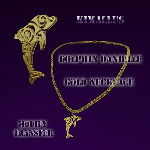 Dolphin Danielle Gold Necklace