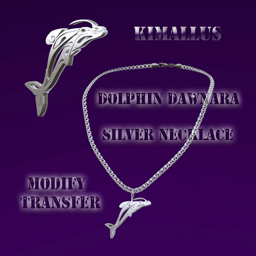 Dolphin Dawnara Silver Necklace