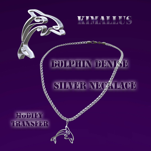 Dolphin Denise Silver Necklace