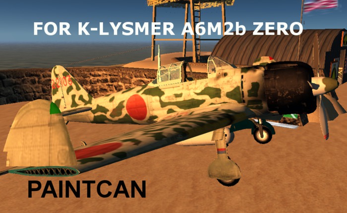 A6M2b hiyou Emergency camouflage PaintCan