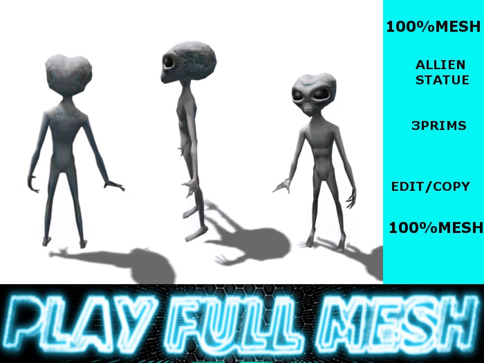 **Allien Statue**PlayFullMeshm
