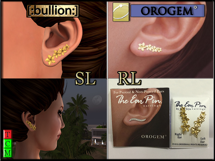[:bullion/orogem:] Angel Wings Ear Pins, full box (unpack me)