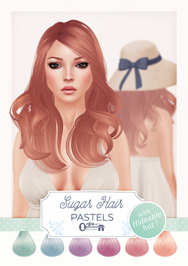  The Secret Store - Sugar Hair - Pastels 