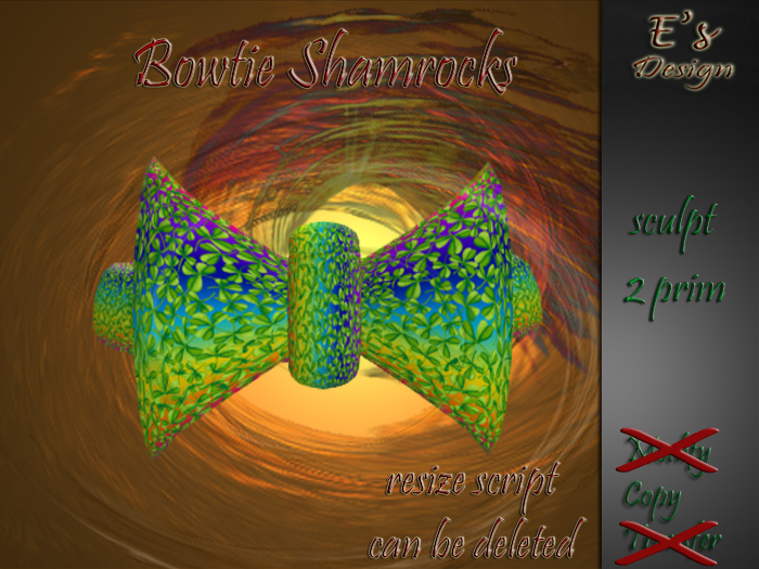 E's Bowtie, St Patrick Shamrocks 3