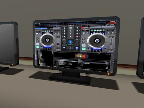 Dj Computer Monitor Second Life Marketplace - DJ monitor default set